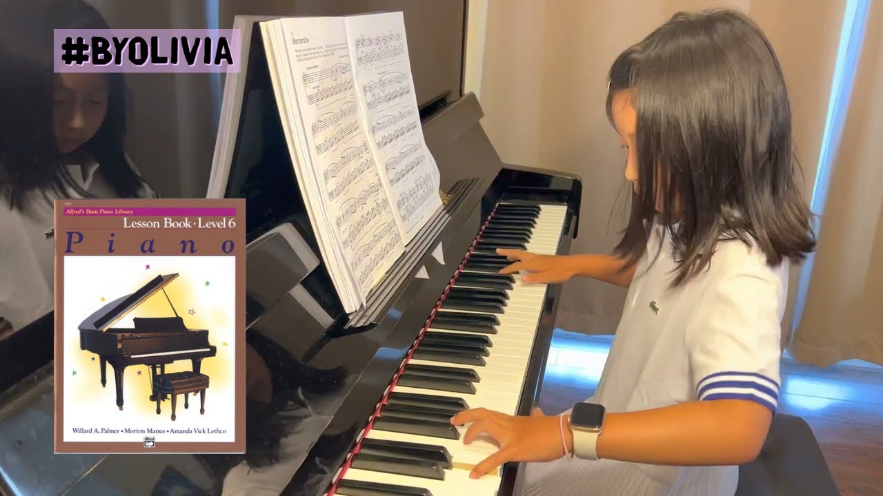 Barcarolle - Alfred&rsquo;s Basic Piano Library Lesson Book Level 6 (Page 20-21)