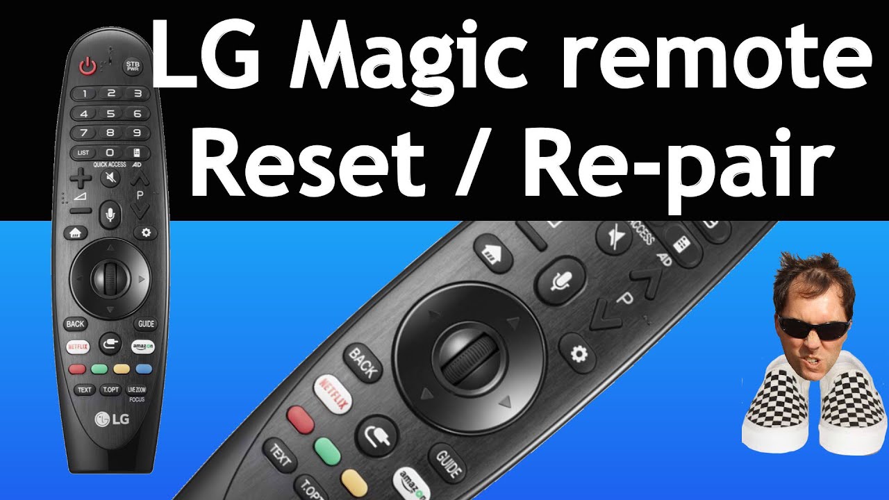 Восстановление/сброс настроек пульта дистанционного управления LG Magic Remote