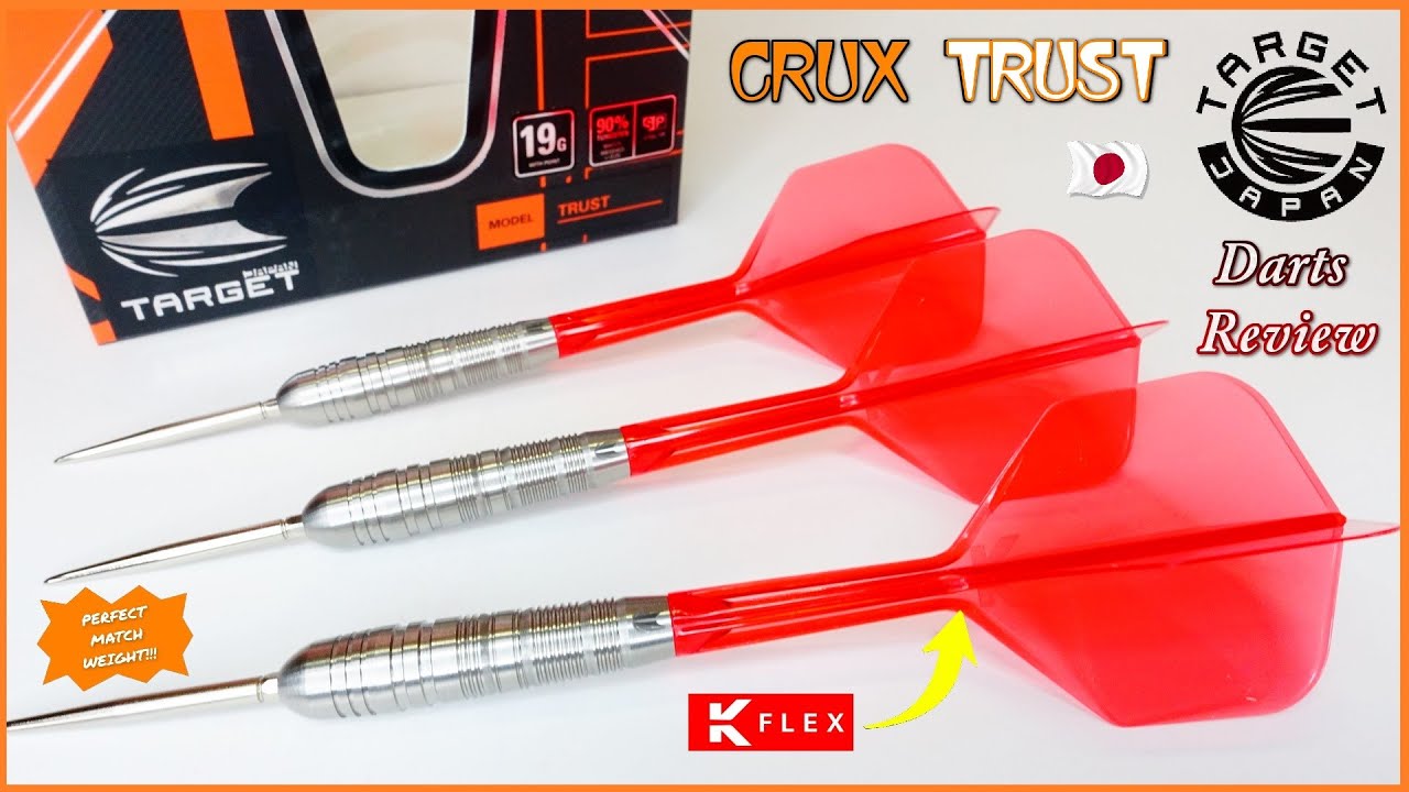 Target of Japan CRUX TRUST Darts Review - Includes K-Flex Flights
