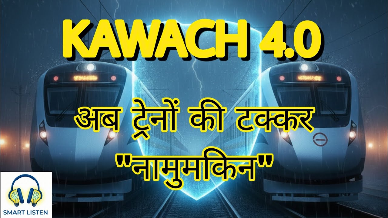 Kavach 4.0: Indian Railways' Safety Revolution 2026 | UPSC, SSC Current Affairs l  Smart Listen 