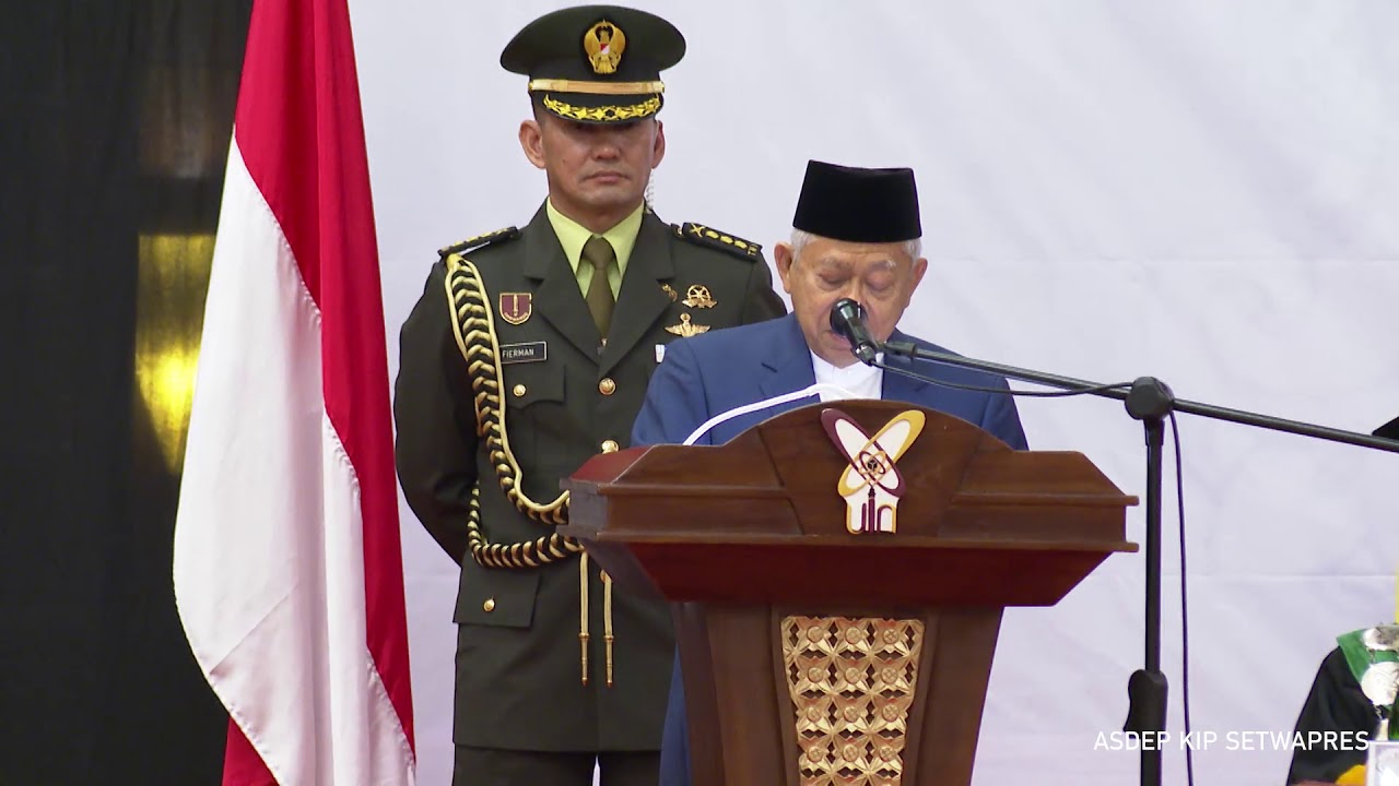Orasi Ilmiah Wakil Presiden Republik Indonesia