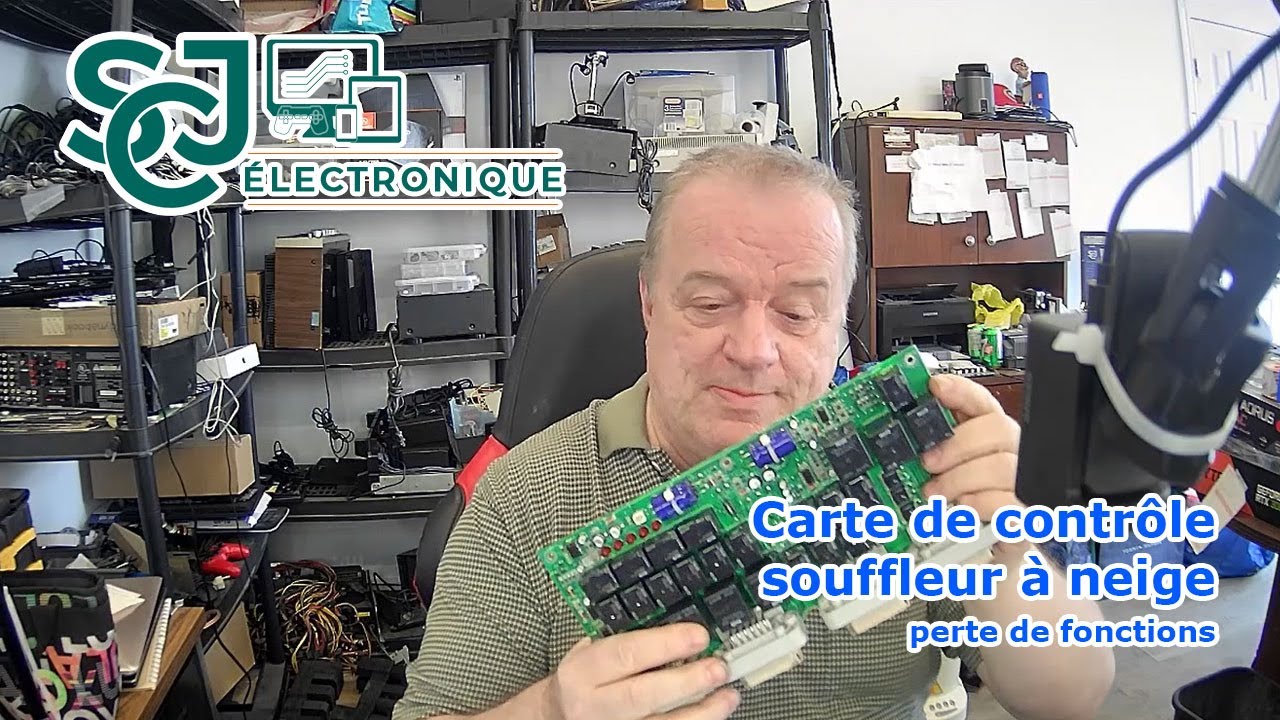 Carte de contrôle souffleur à neige | SJC Électronique