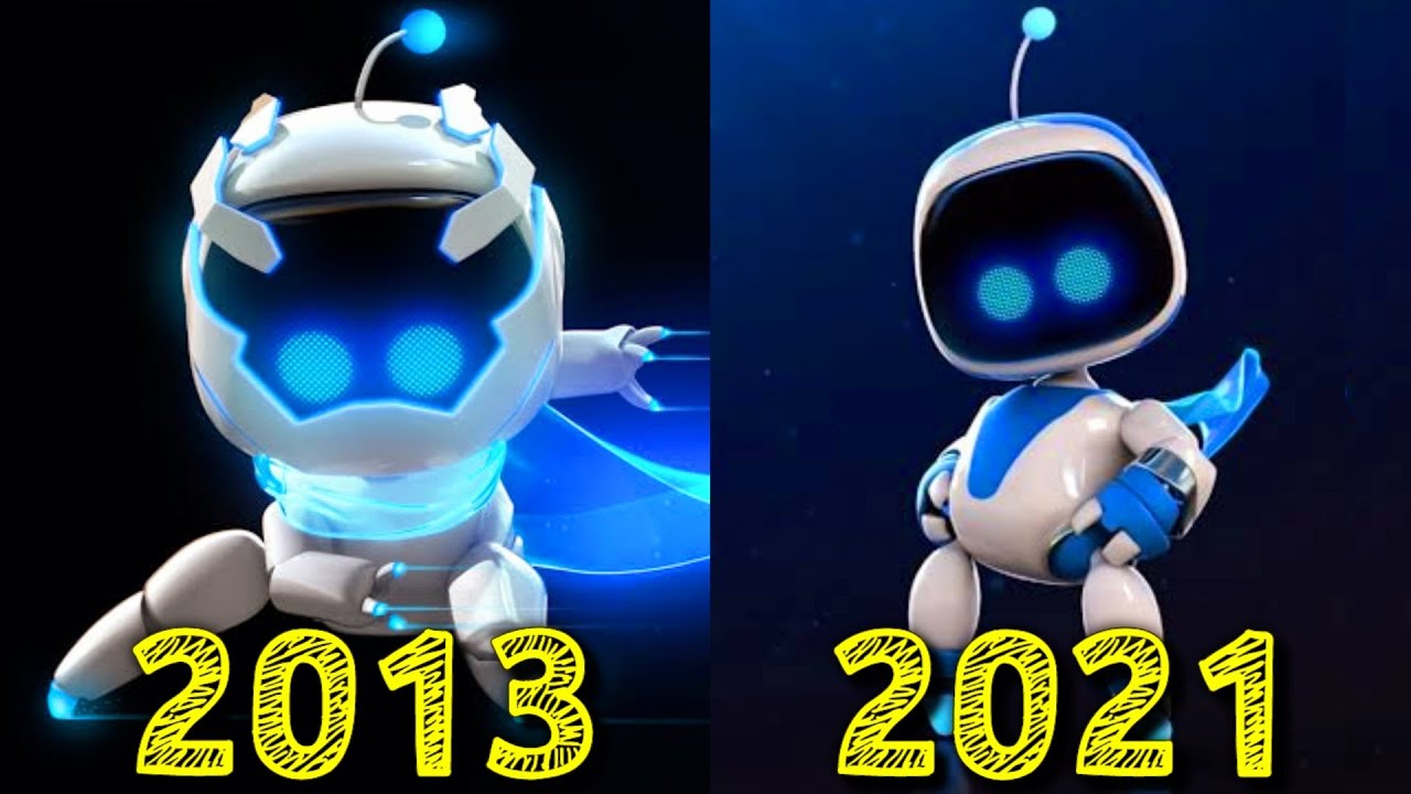 Evolution of Astro Bot Games 2013-2021