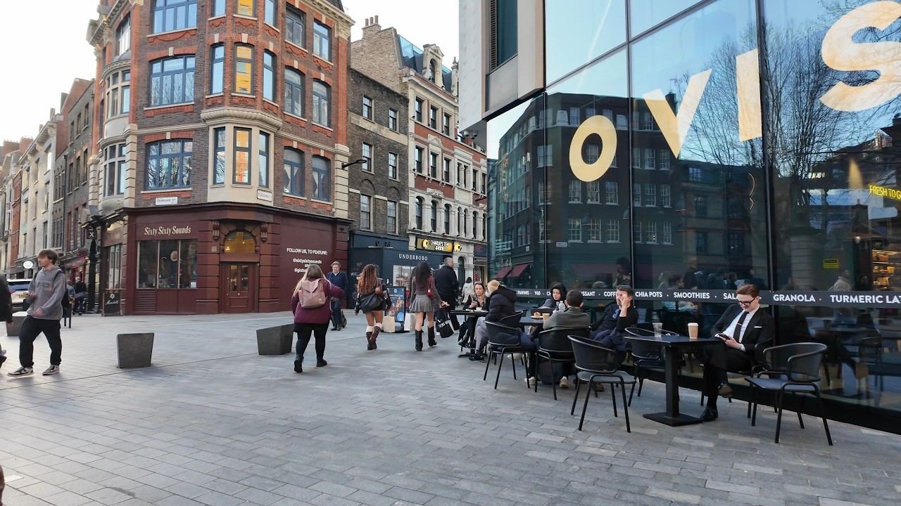 London Walking Tour 🇬🇧 | Relaxing City Walk (4K)