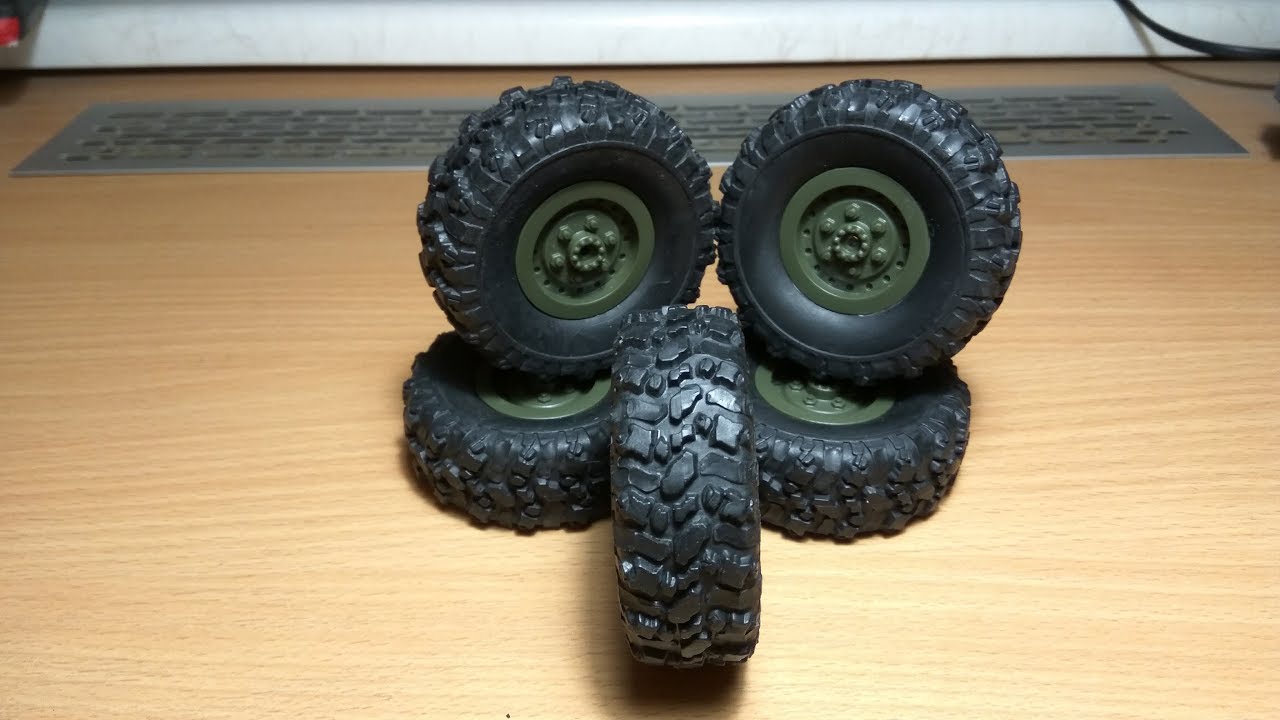 WPL Upgrade part 3 - Adding foam, Cutting Tires,  Gluing