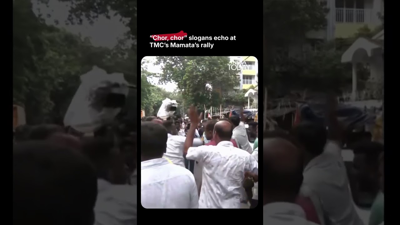 &lsquo;Chor Chor&rsquo; Slogans At Mamata Rally As TMC-BJP Workers Clash In Bengal #tmc #mamatabanerjee