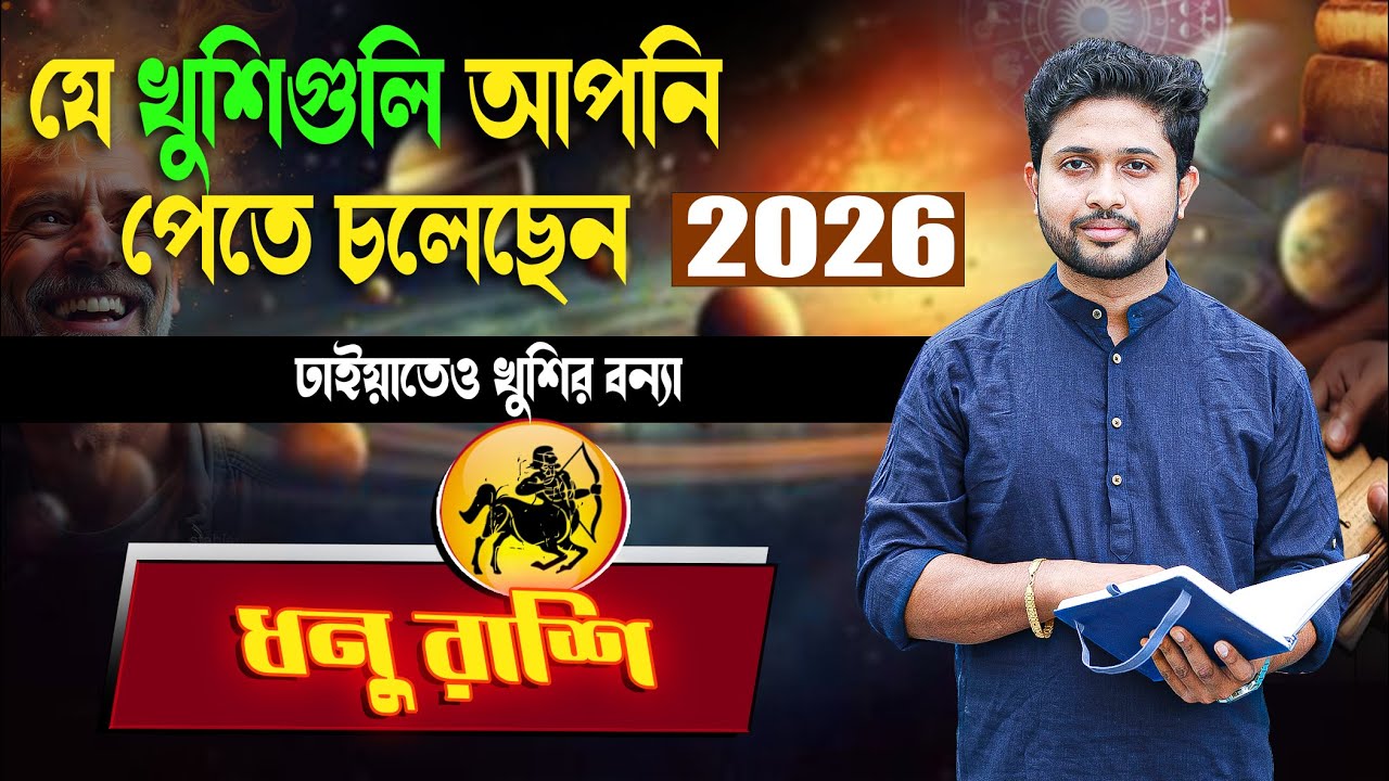 ধনু রাশি ♐। Sagittarius Sign🏹। যে খুশিগুলির কারণে 2026 আপনার জন্য special।
