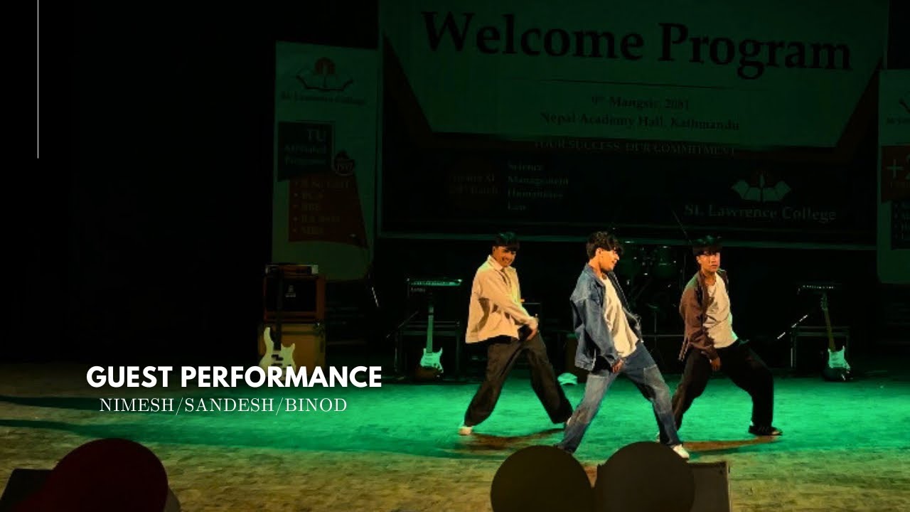 Guest Performance for St Lawrence Welcome Program - Nimesh Jung Thapa / Sandesh Tamang / Binod Rai