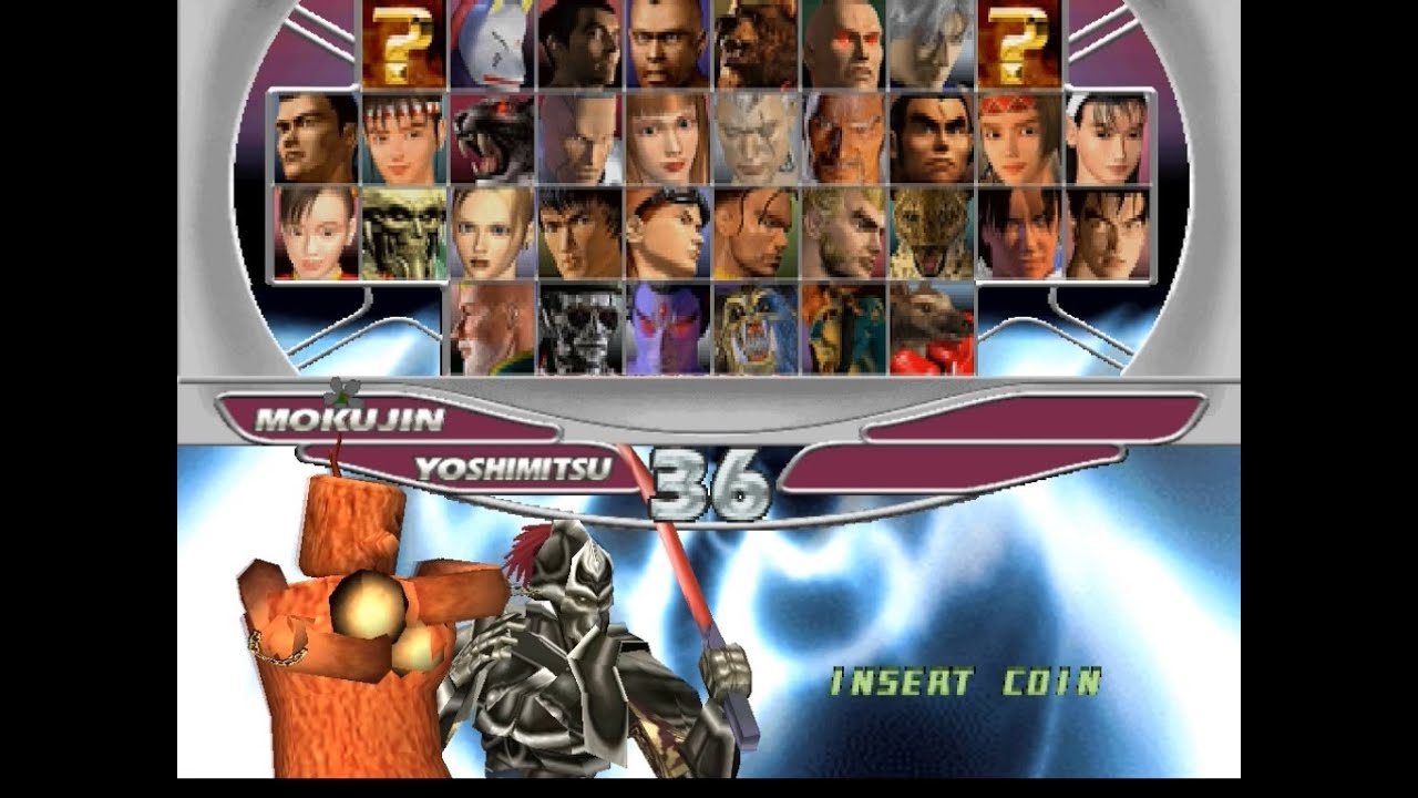 요시미츠 & 모쿠진 컴까기 [철권 태그 토너먼트1] - Tekken tag tourment1 (TTT1) Yoshimitsu & Mokujin