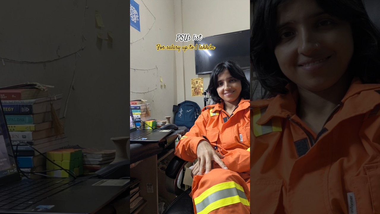 PSUs list for salary up to 1Lakh/month.#psu #job #salary #governmentjobs #viral #trending