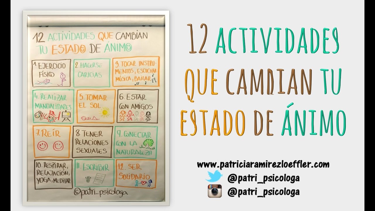 12 actividades que cambian tu estado de ánimo