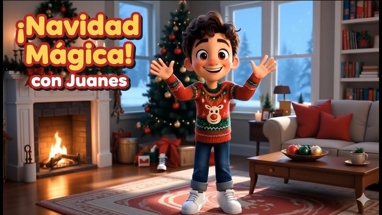 ¡Navidad Mágica con Juanes! 🎄 Música Infantil Animada 👶 Canción Navideña