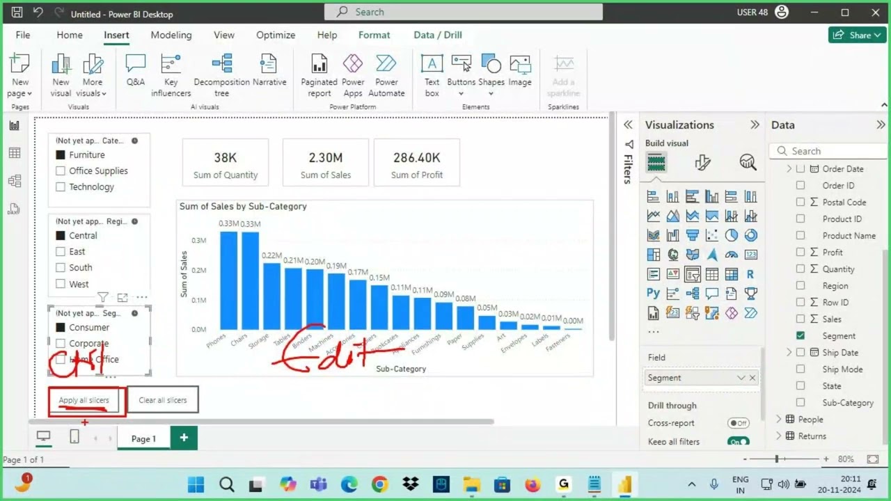 DAY 12 Apply All Slicers & Clear All Slicers