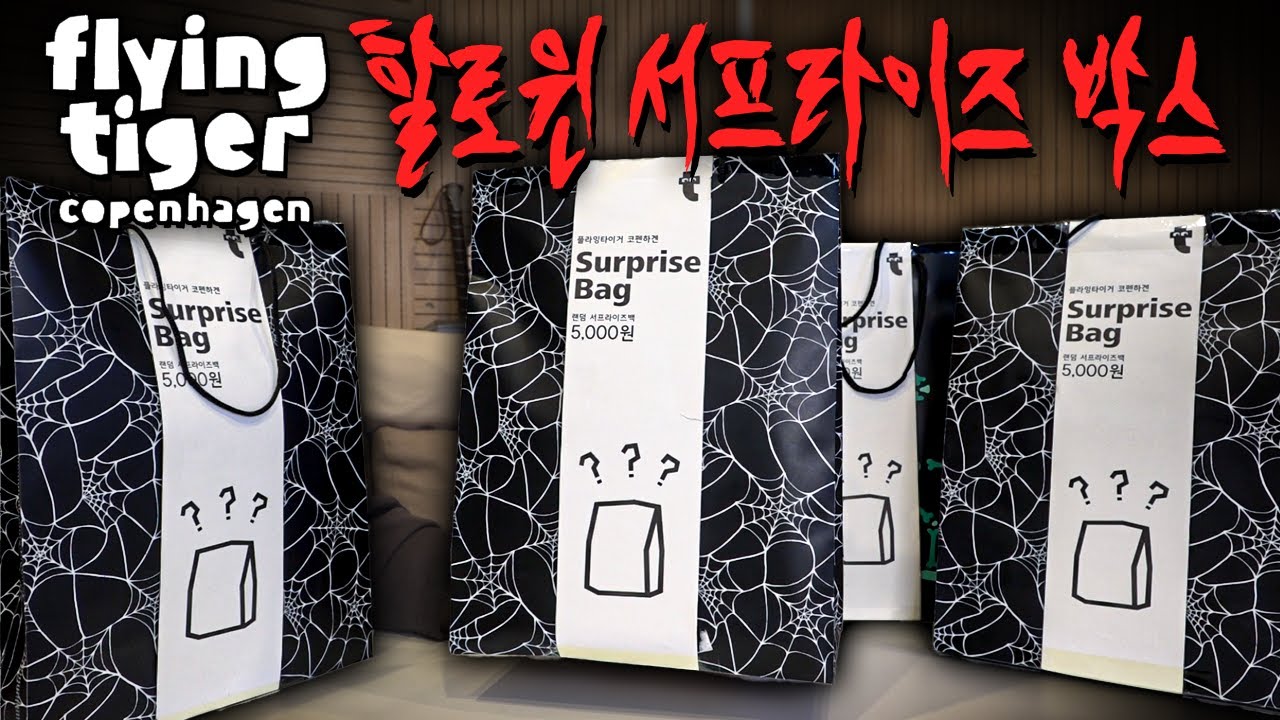 단돈 5천원! 내용물은 X만원!!? 플라잉타이거 랜덤백 리뷰!