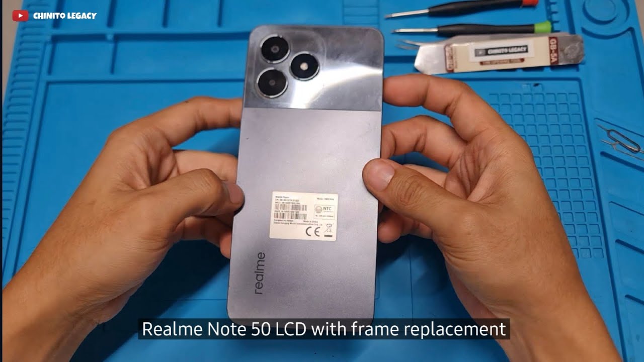 REALME NOTE 50 LCD W FRAME REPLACEMENT GUIDE