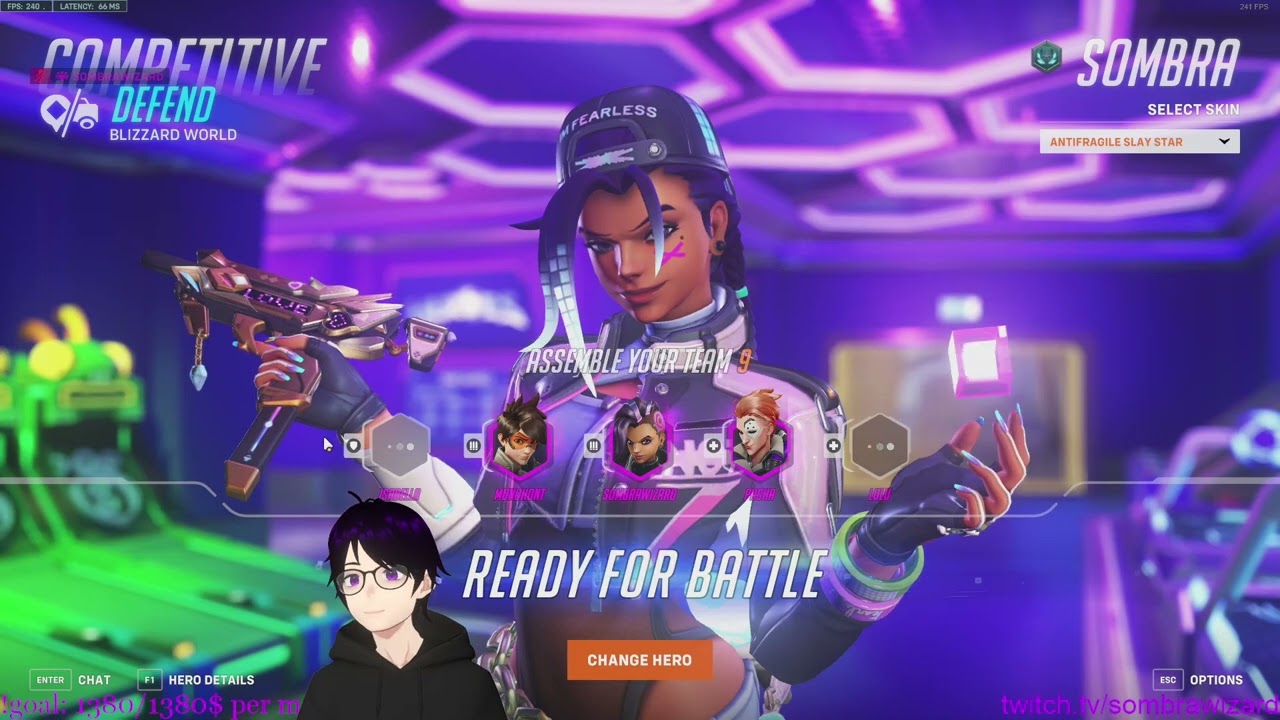 Sombra One Trick! SombraWizard SOMBRA SEASON 9 OVERWATCH 2 TOP 500 GAMEPLAY