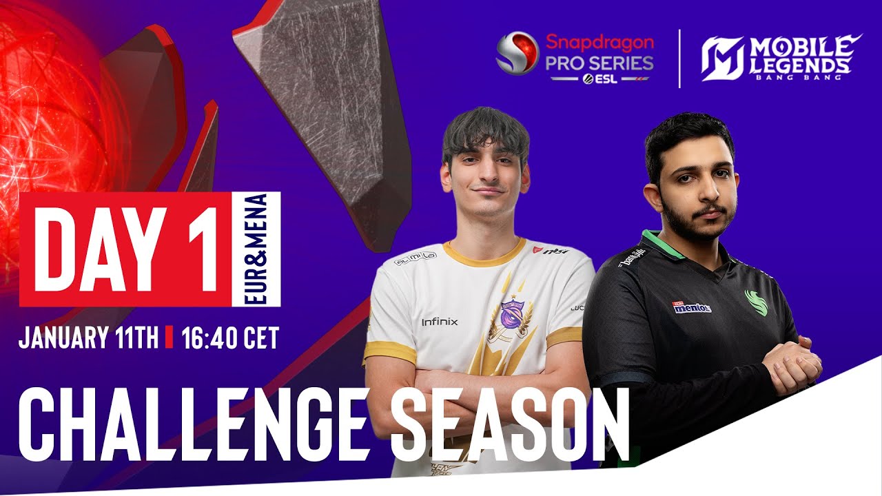 Mobile Legends: Bang Bang Challenge Season Day 1 | Season 6 | EUR & MENA