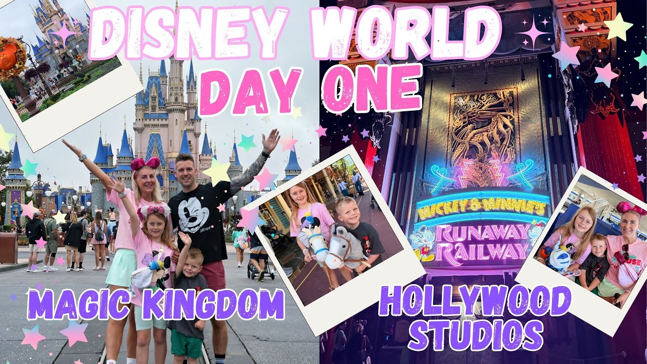 Walt Disney World Family Vlog Day One! Magic Kingdom and Hollywood Studios