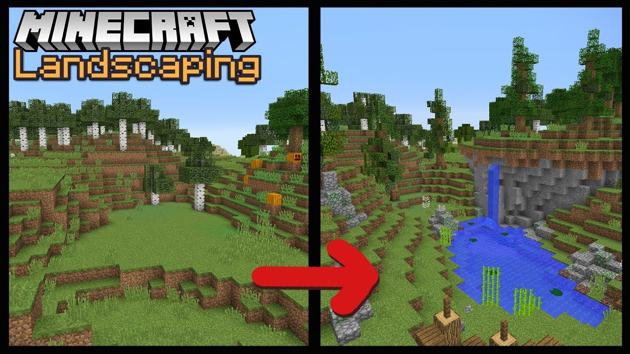 Minecraft Build School: Landscaping!