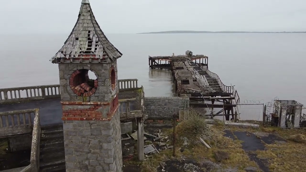 Drone Video | Abandoned Birnbeck Pier | Weston-super-Mare 11/02/2023