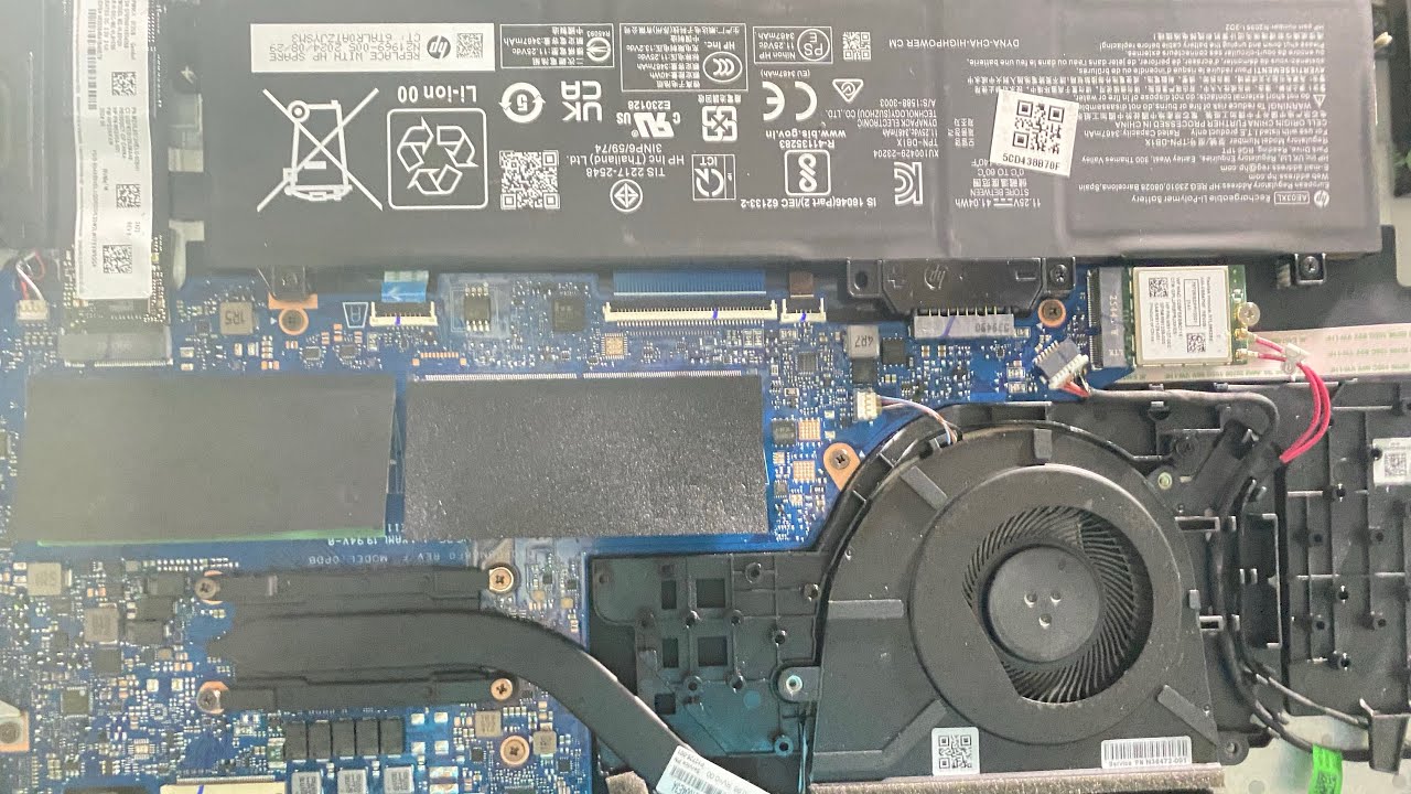 HP LAPTOP 15 REPLACE MOTHERBOARD 
