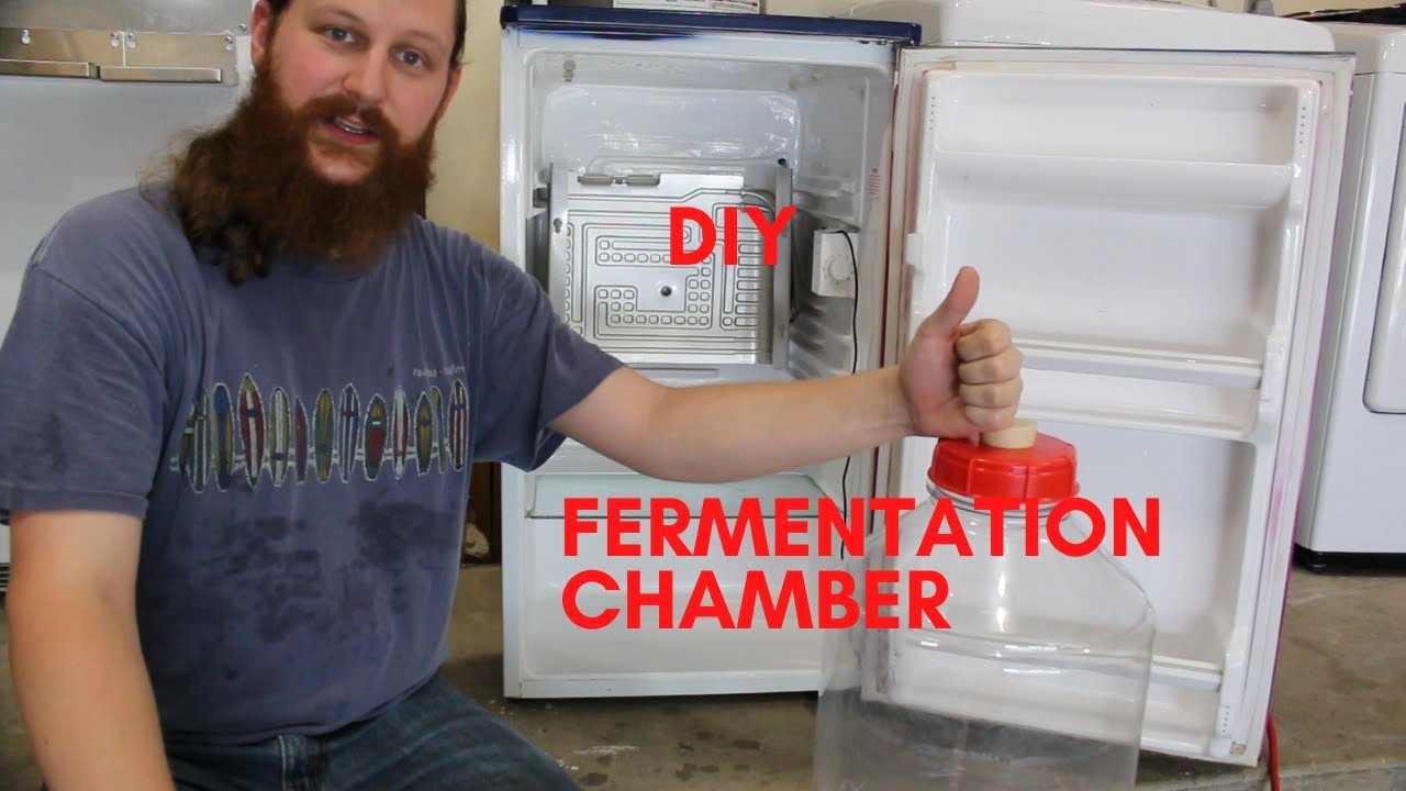 DIY fermentation chamber out of a mini-fridge