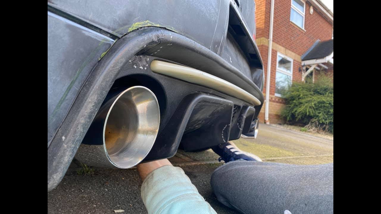 How to modify Lupo / Arosa boot floor for a custom exhaust system
