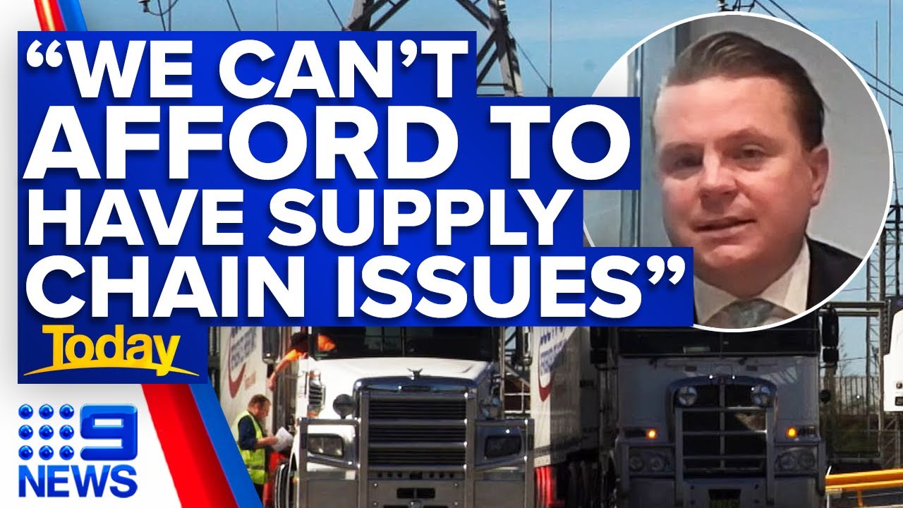 Scott's Refrigerated Logistics collapses, impacting all major supermarkets | 9 News Australia