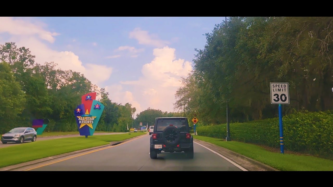 Driving to Disney's All Star Sports Resort| Osceola Pkwy/Buena Vista Drive