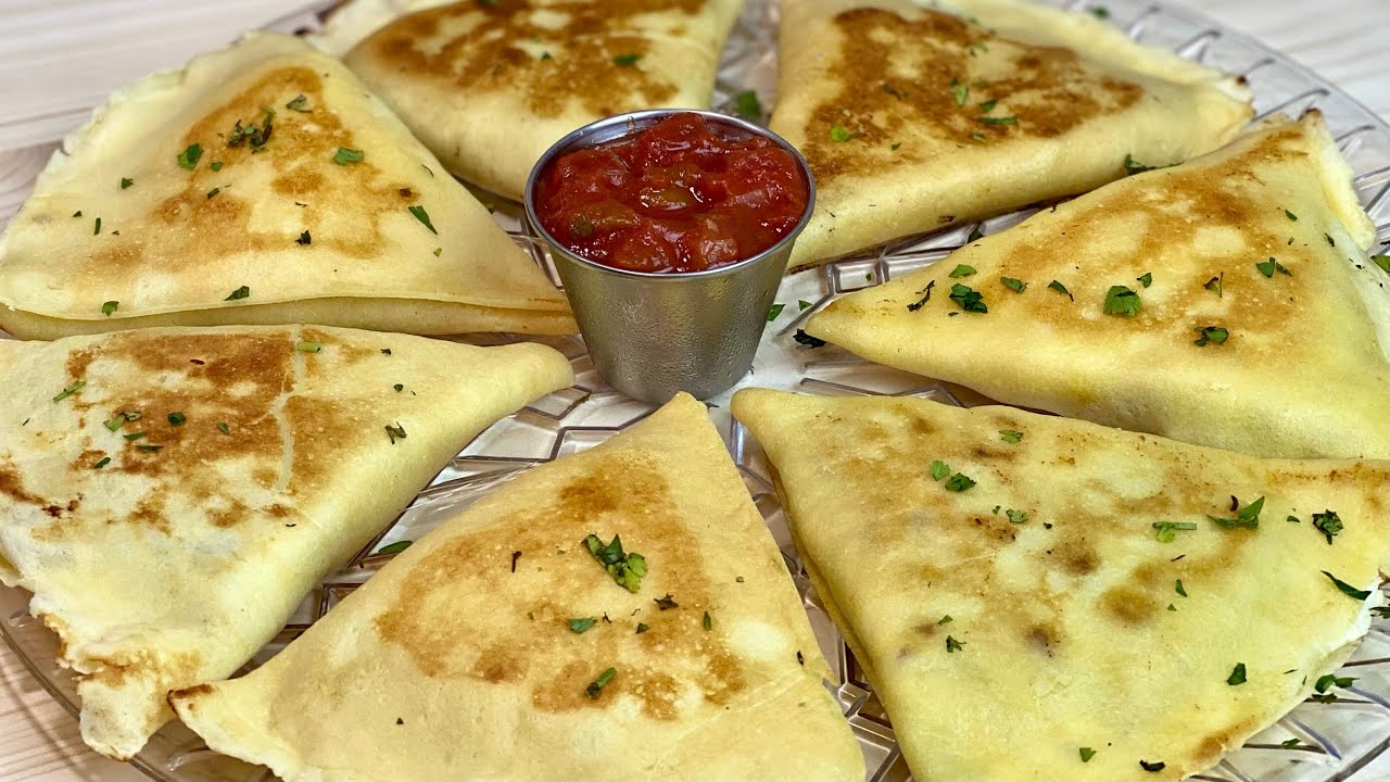 СОЛЕННЫЕ КРЕПЫ С МЯСНЫМ ФАРШЕМ 👨🏻‍🍳