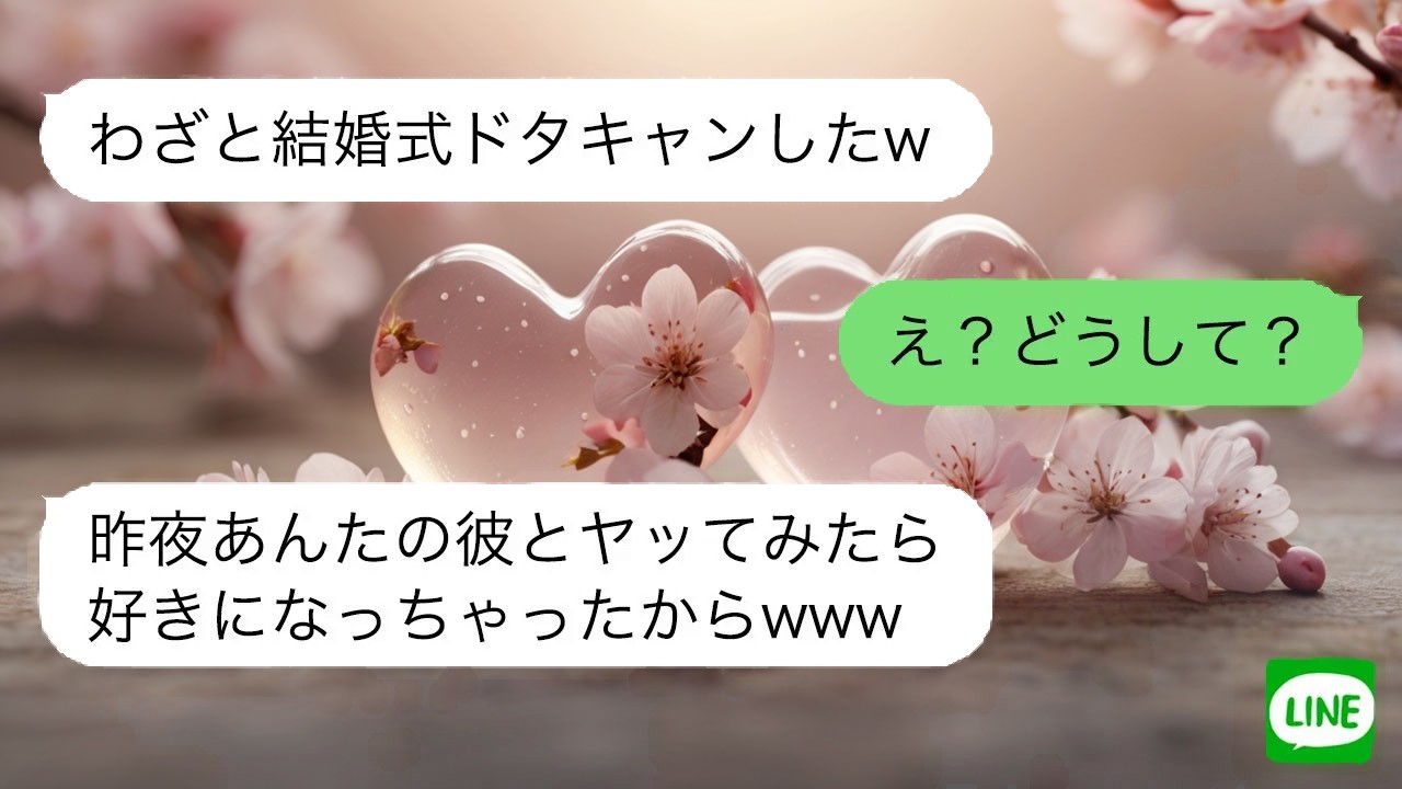 【LINE】 式当日に来なかった新婦の裏事情。軽い言い訳の裏に隠れた真実とは
