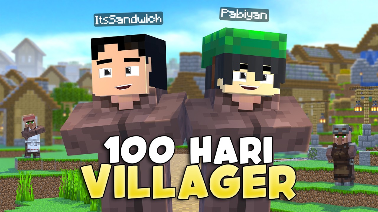 100 Hari Menjadi Villager di Minecraft