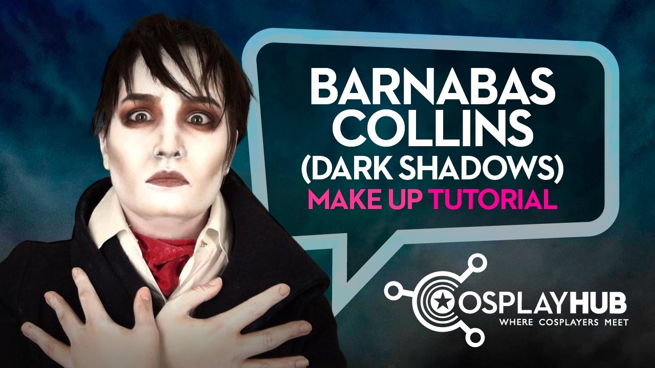 Barnabas Collins (Dark Shadows) Make Up Tutorial
