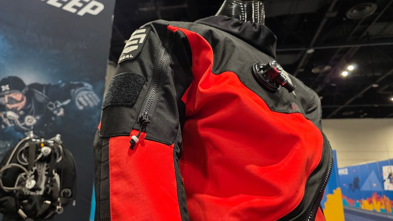 It breathes. New SEAL scuba drysuit made from Goretex. 