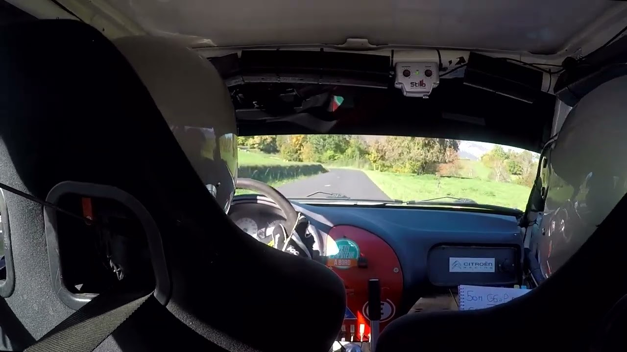 Rallye des Bauges 2025 (ES7) : Mattéo Bebert - Léa Bouchaud - Citroën Saxo F2/13