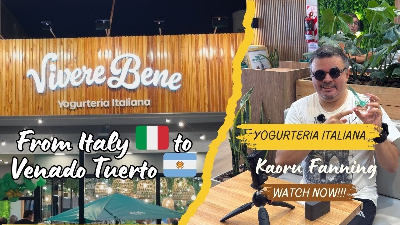 DESDE ITALIA  🇮🇹 HASTA VENADO TUERTO - VIVERE BENE!!! - SANTA FE - ARGENTINA 🇦🇷