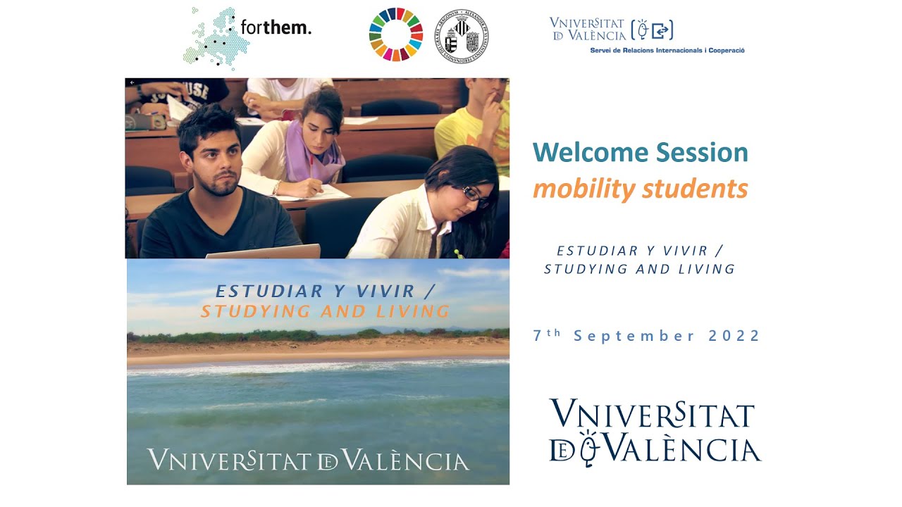Welcome session for incoming mobility students. 7th September, 2022, 11:00