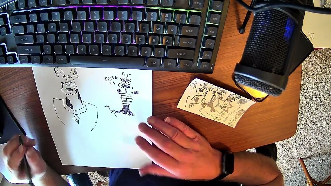 Fantastical doodles with John