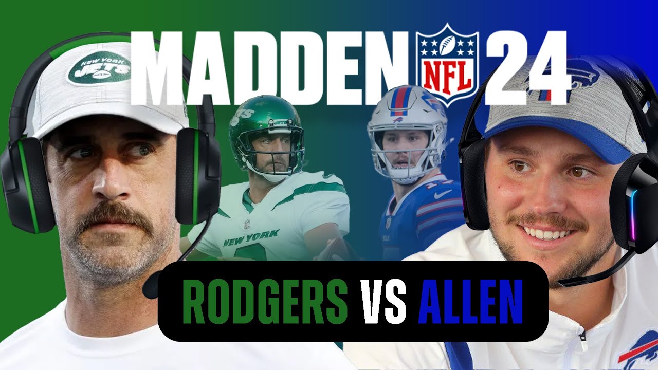 Madden 24 - Aaron Rodgers vs. Josh Allen