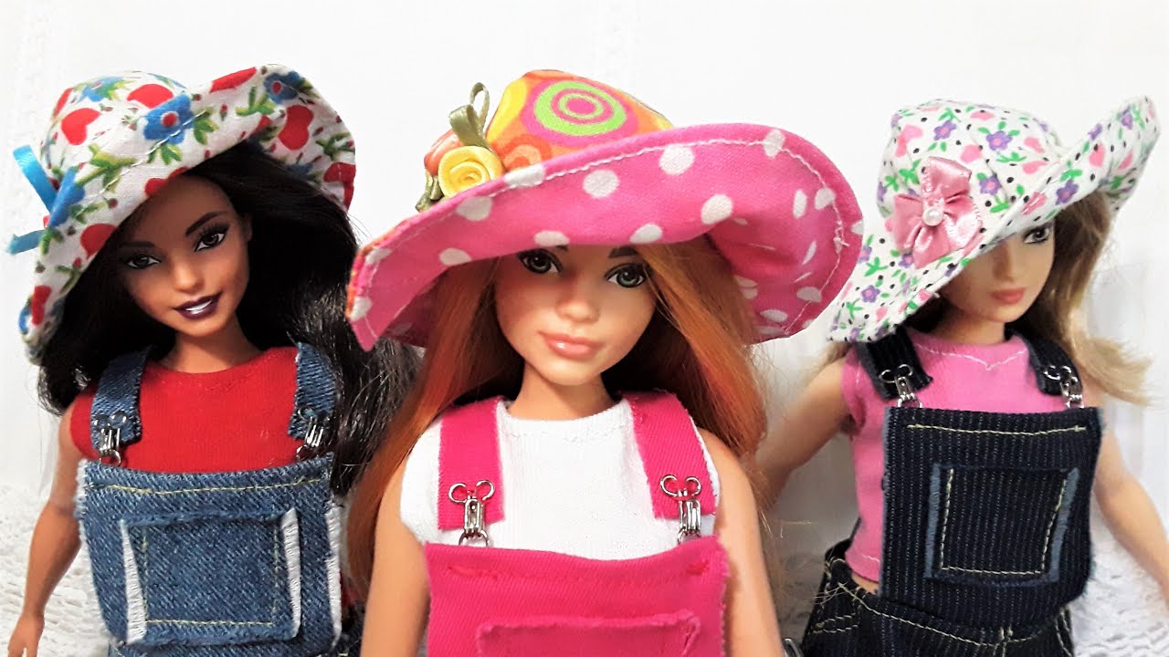 I WANT A HAT JUST LIKE THIS! | Watch Me Make a Garden Sun Hat for Barbies! | Over 5,000 views!