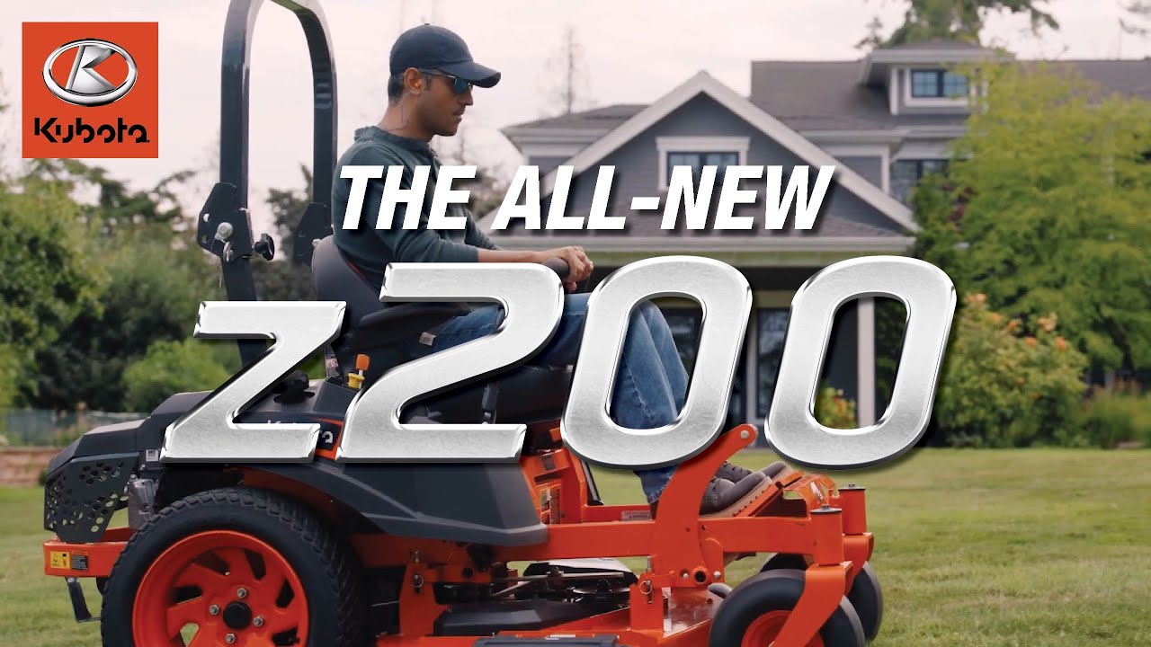 Совершенно новая серия Kubota Z200: ваш путь к превосходному уходу за газоном | Косите с уверенно...