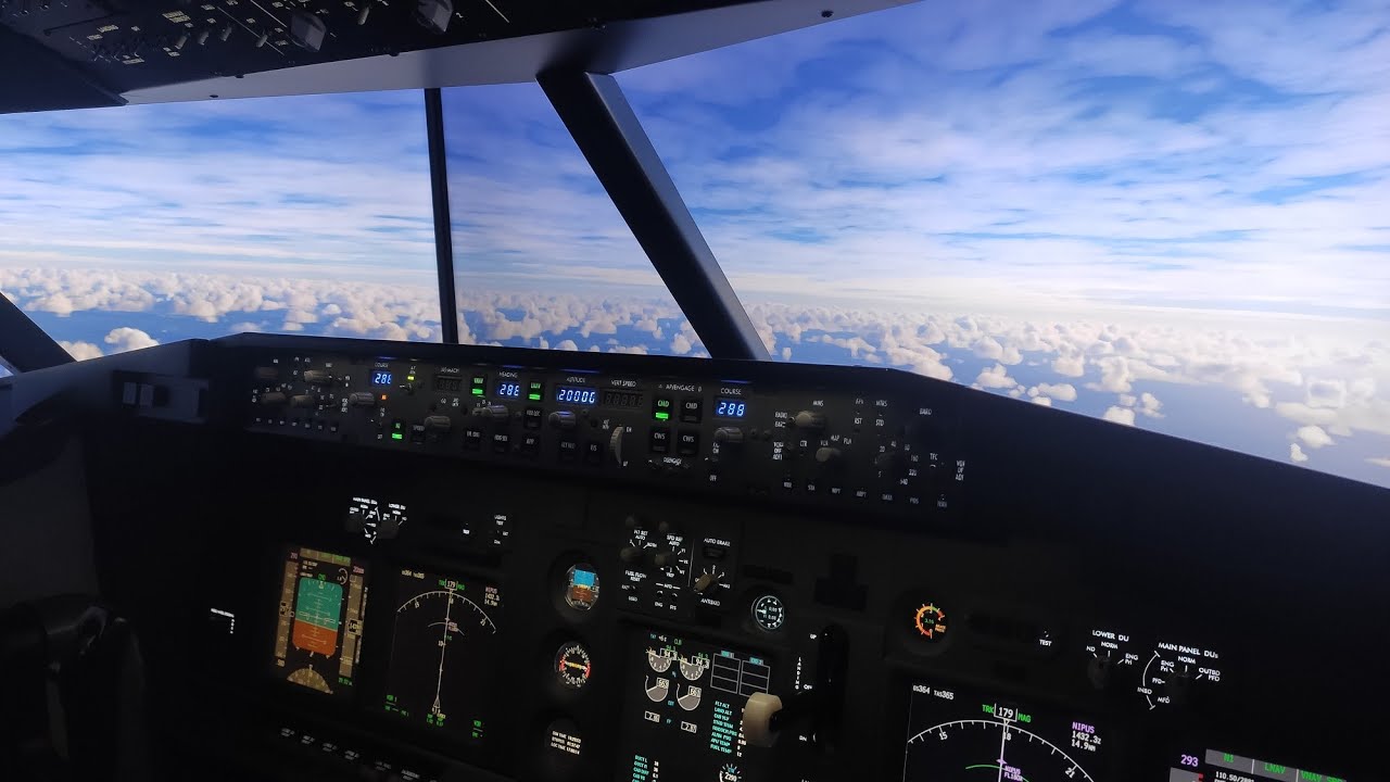 Symulator 737 Lot Warszawa - Katowice WAW KTW Timelapse
