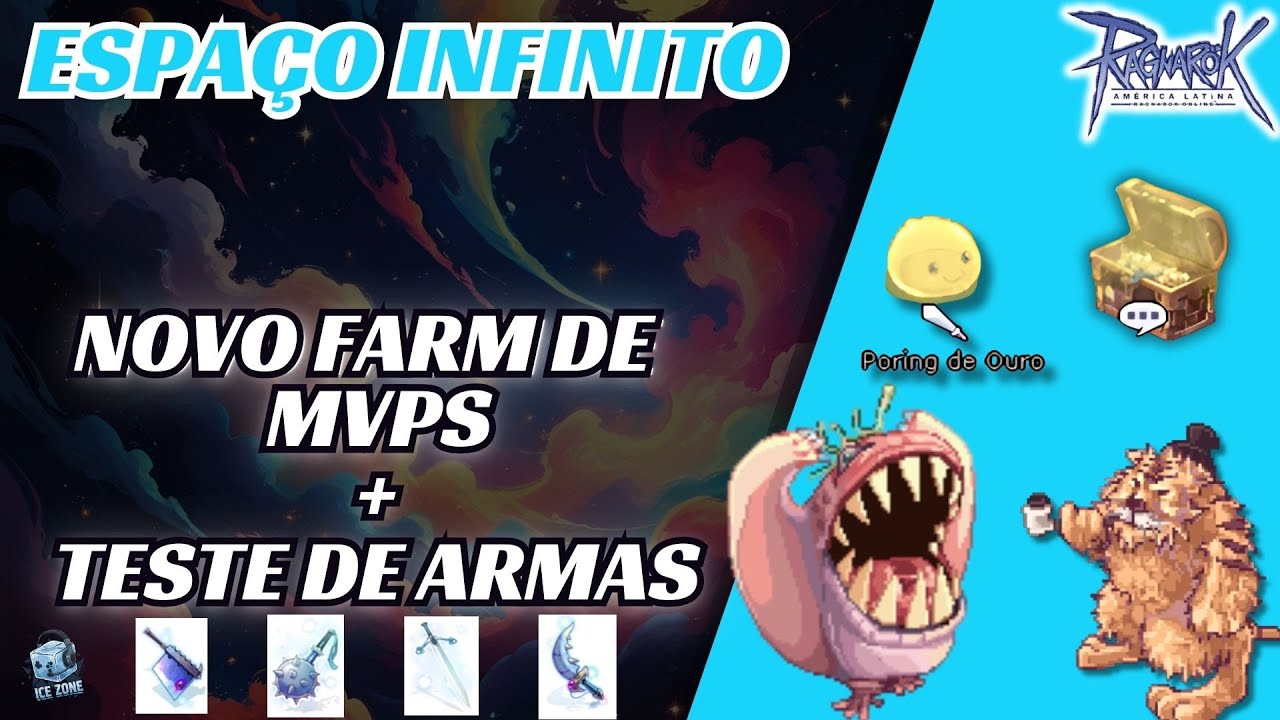 Espaço Infinito – Guia Completo + Teste de Dano das Armas l Ragnarok LATAM!
