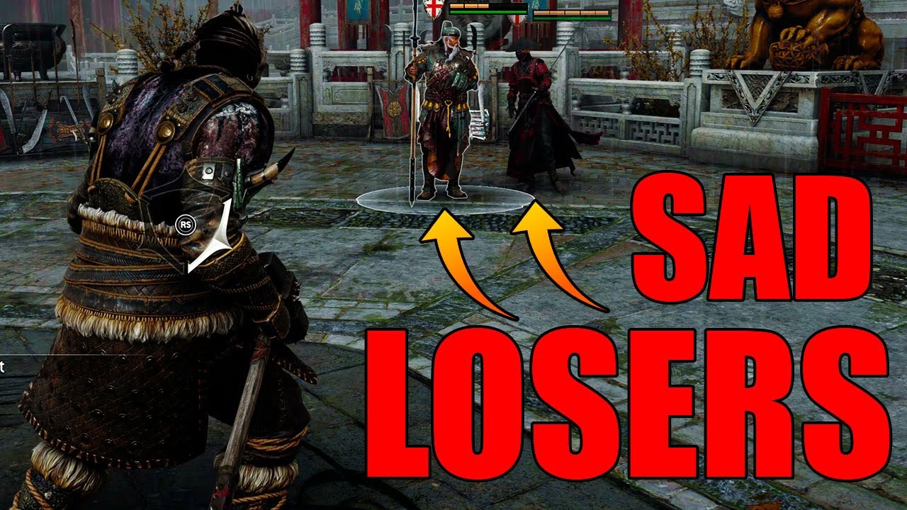 THE SADDEST PLAYERS YOU'LL EVER SEE!!! | FOR HONOR | Jormungnadr