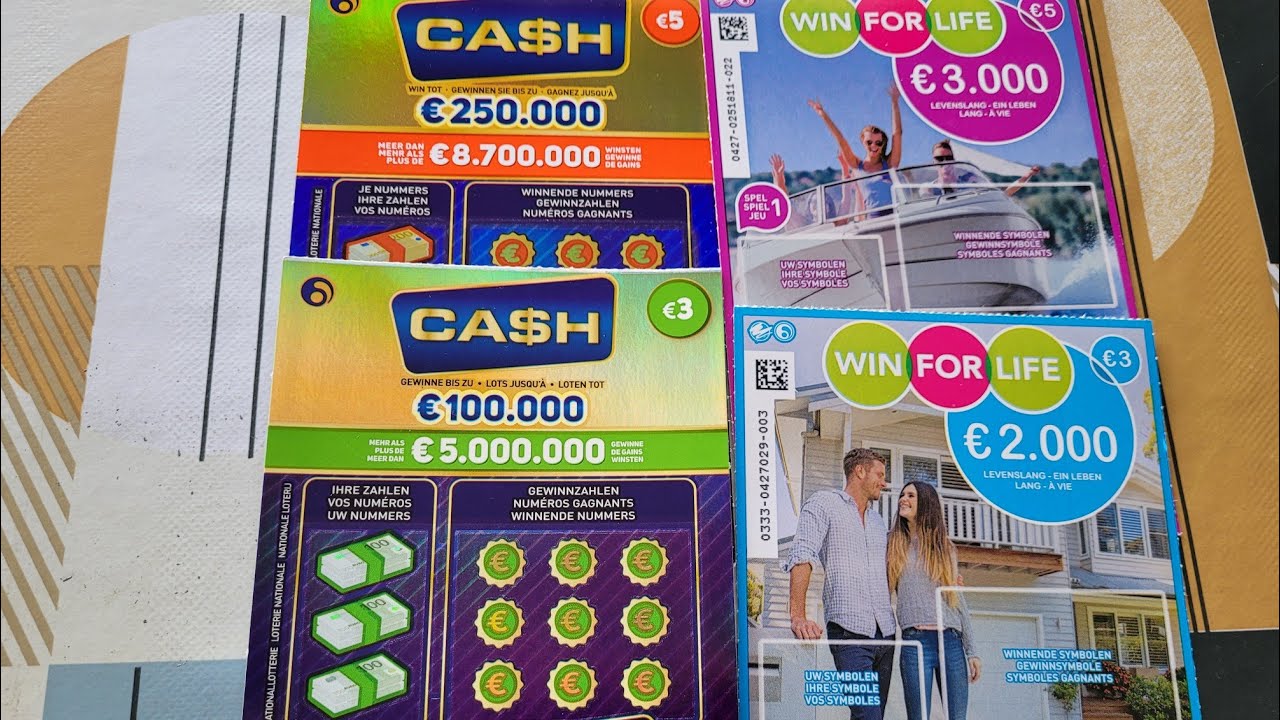 spéciale cash et win for life belge 🤞#grattage #jeu #loterie nationale 😙😚🤗🤑