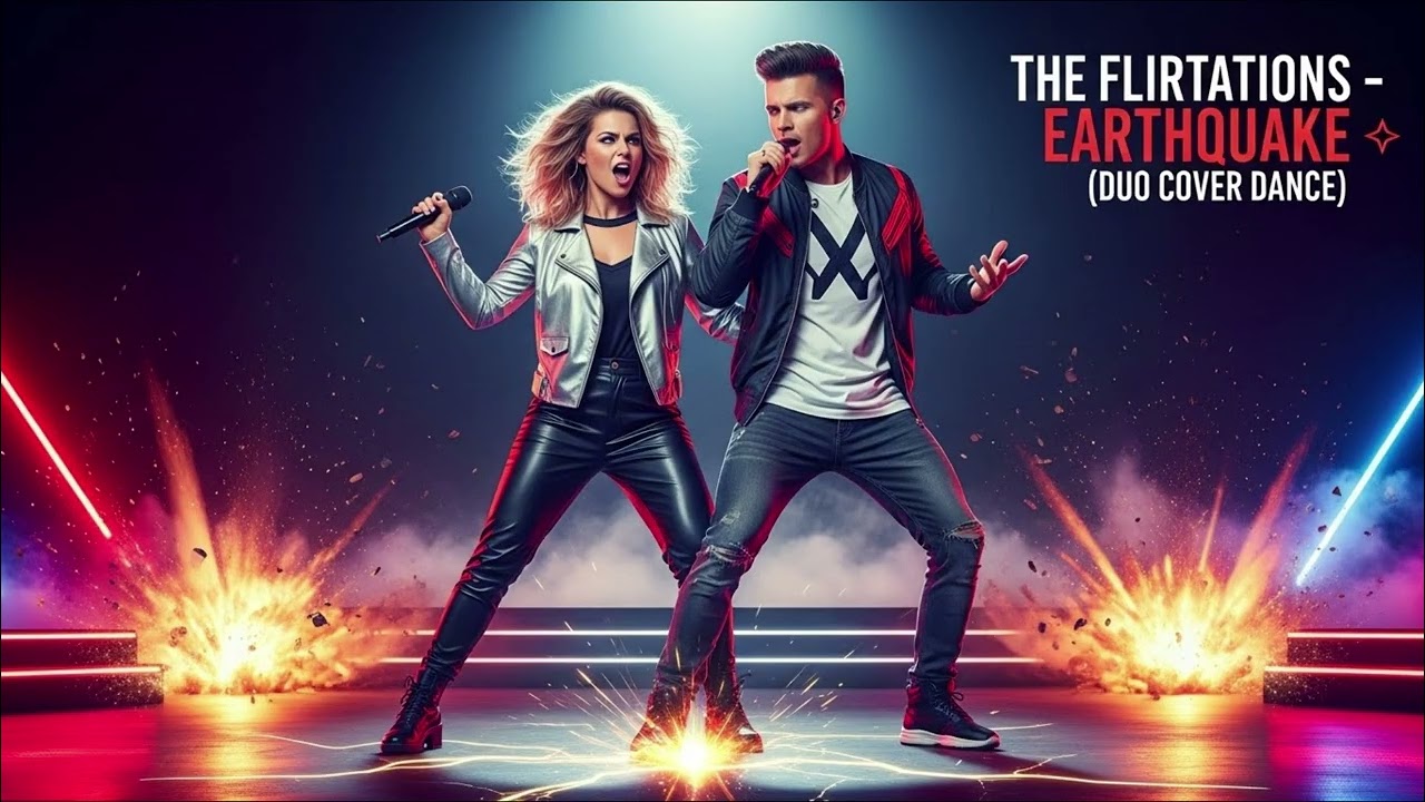 THE FLIRTATIONS-EARTHQUAKE (DUO COVER DANCE)