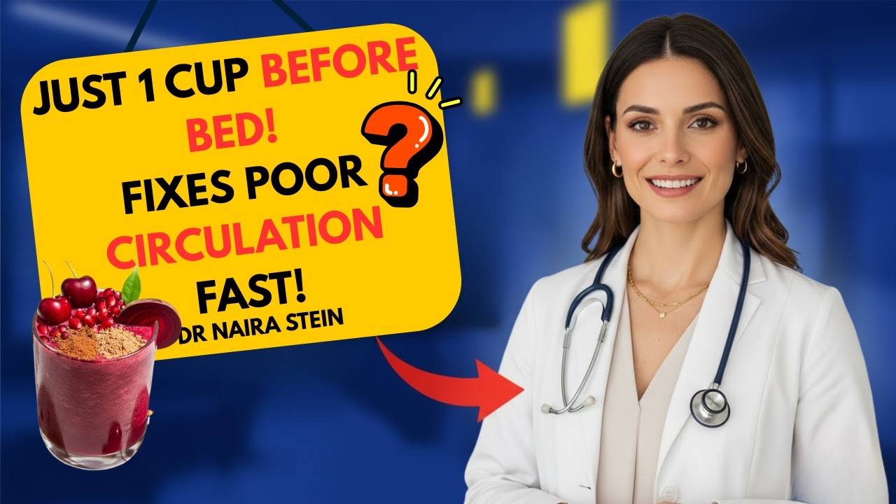 Over 60? Drink THIS to Boost Blood Flow in Legs Fast || Dr Naira