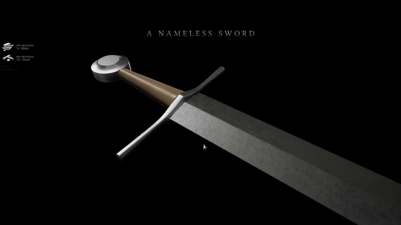 Making swords in BladeSong Campaign