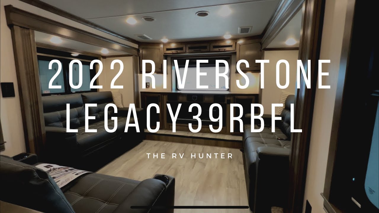 2022 Riverstone 39RBFL | Luxury Rear Bath - Front Living RV | 1.5 Bath Model!