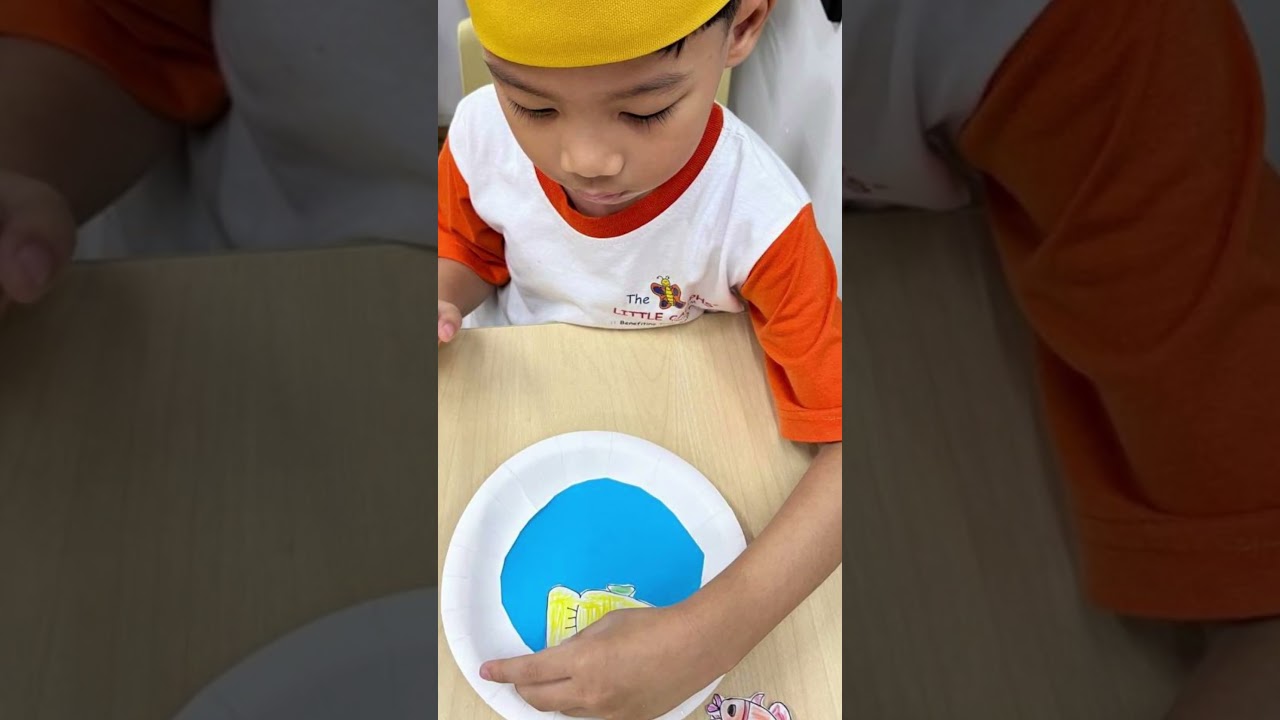 Quick & Easy Paperplate Aquarium Craft🐳